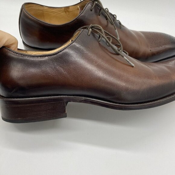 Maison Forte Dress Shoes Men\'s 9.5 Kyoto Wholecut Leather Oxford Brogue Chestnut main image 10